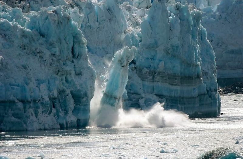 Largest glacier calving caught on film; global warming & sustainability
