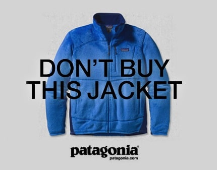 patagonia sustainability ad