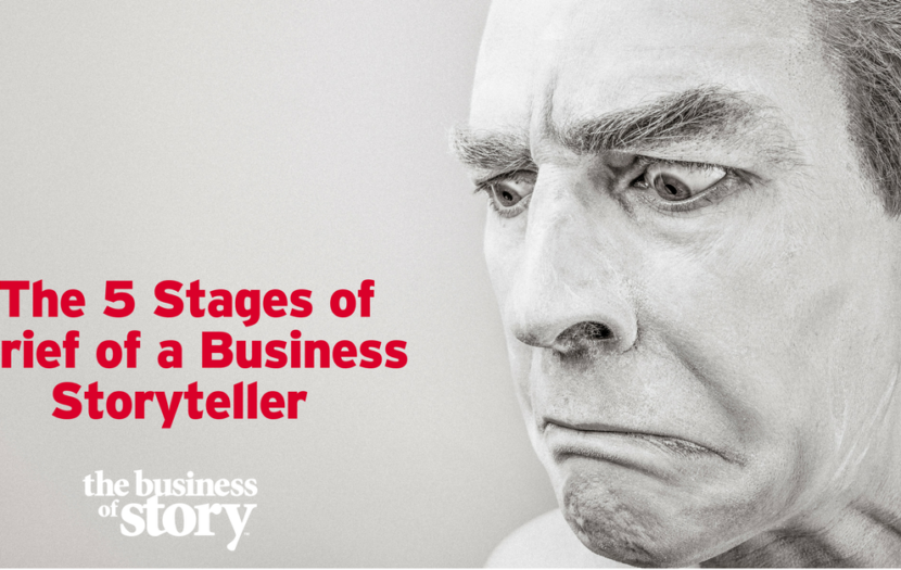 The 5 stages of grief as a business storyteller and brand storytelling