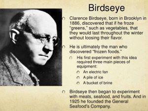 Brand storytelling, Birdseye Frozen Foods
