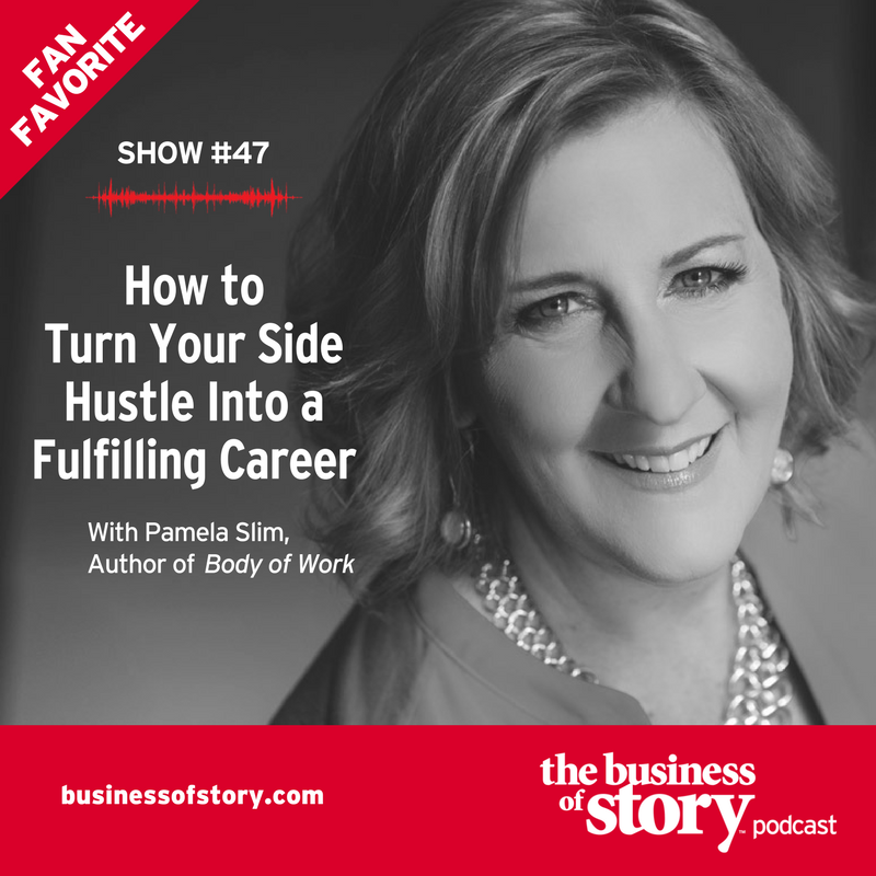 Brand storytelling, business stories, Pamela Slim, find the story