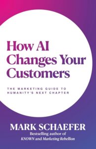 Mark Schaefer author of How AI Changes Your Customers discussing AI's impact on marketing with Park Howell on Business of Story podcast episode 538