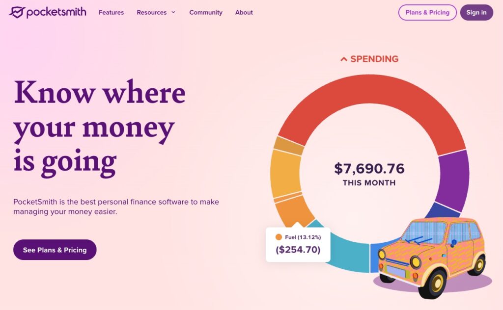 "Podcast cover image for 'The Time Machine for Your Money' episode of Business of Story featuring Jason Leong, Co-founder & CEO of Pocketsmith, discussing strategies for confident financial decision-making and long-term money management."