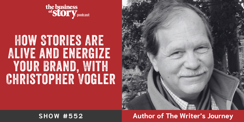 Chris Vogler and Park Howell discussing the Hero’s Journey and storytelling for brands on The Business of Story podcast