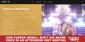 Parker Howell demonstrates StoryCycle Genie brand strategy development in two-hour session with Park Howell