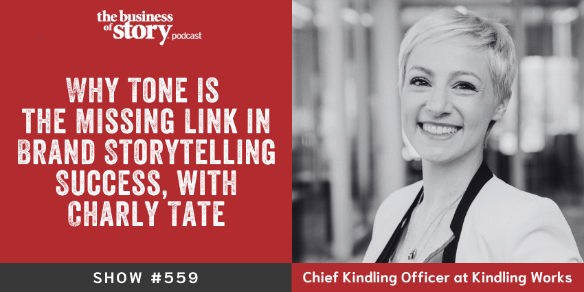 Portrait of Charly Tate, communications consultant and host of Tater Thoughts podcast