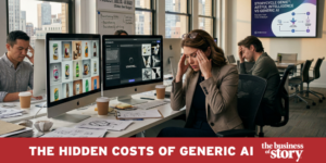 Agency professional reclaims hidden AI time tax using StoryCycle Genie's Artful Intelligence brand platform.