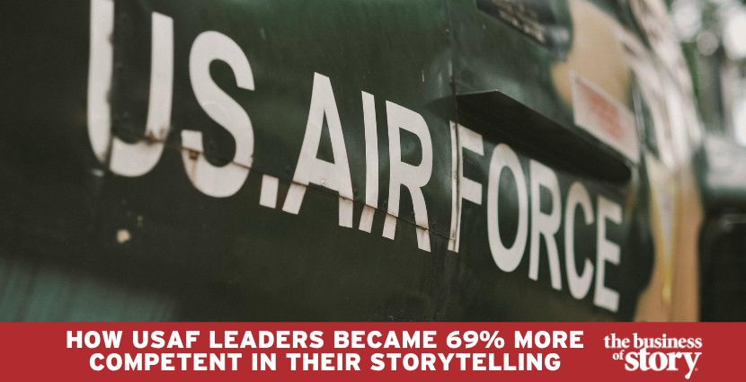 Park Howell delivering ABT Framework leadership storytelling training to U.S. Air Force Research Laboratory leaders — 69% communication competency gain achieved