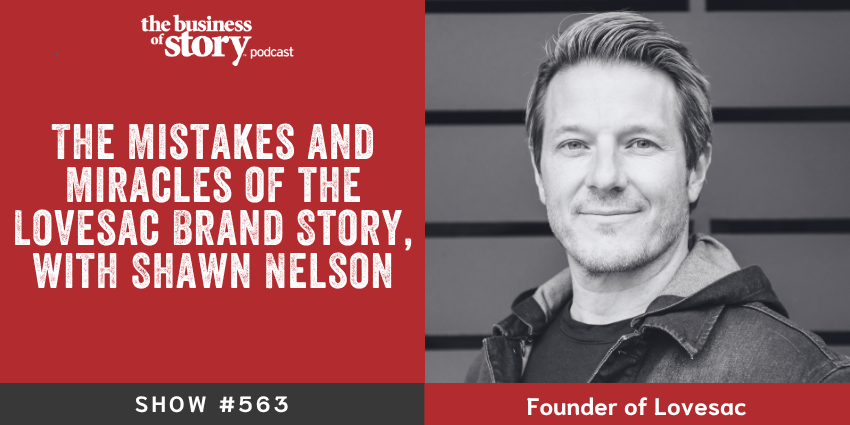 Park Howell interviews Lovesac CEO Shawn David Nelson on Business of Story about Sactionals and the forever philosophy