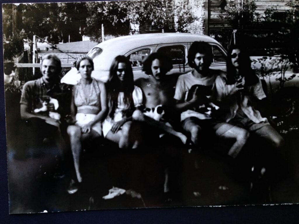 Members of the 1972–73 co-op of recent college graduates at the Whitley-Keltner House in Austin, Texas